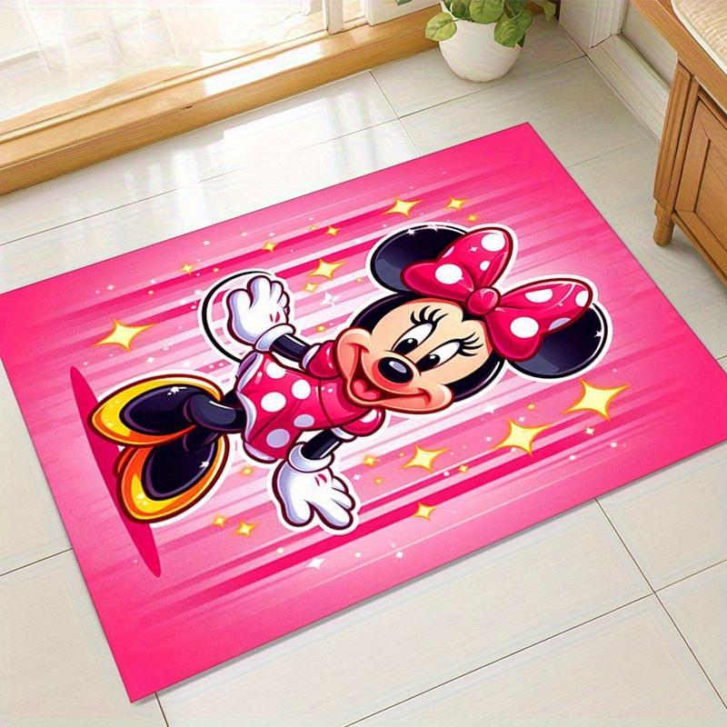 

1pc. Minnie Mouse Pink Polka Dot Rug - Home Decor, Office Carpet, Outdoor Mat, Gift Ideaz0414230 60cm by 90cm