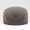 New Summer Beret For Men's Visor Fashion Cotton Caps Men Berets Casual Vintage Outdoor Flat Flat Hat Adjustable