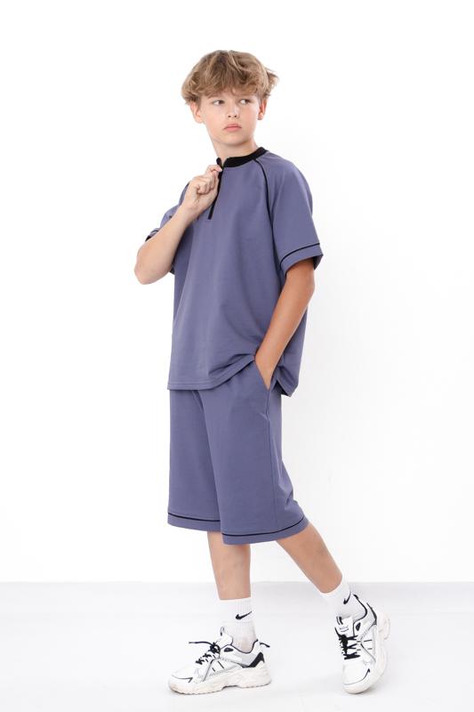 Teen Boys’ Set (T-Shirt + Shorts) – Durable Knit & Sporty Style, Summer, 6477-057 HC