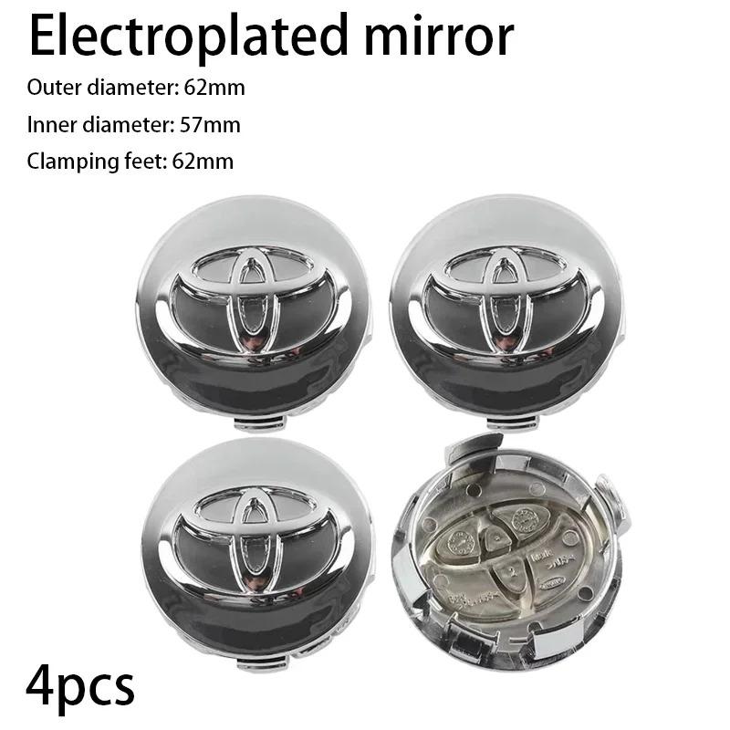 for Toyota LEVIN Land Corolla Supra Prado Prius  Rav4 Aqua CamryCar Wheel Center Hub Cap Logo Stickers Rim Cover Emblem Styling