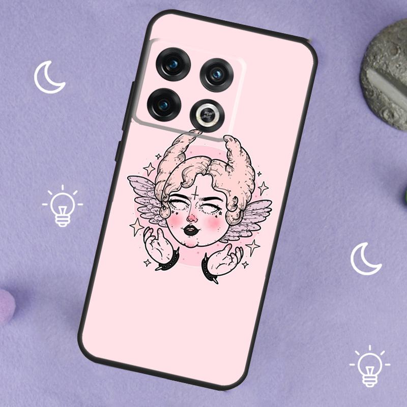 Girly Pastel Witch Goth Pattern For OnePlus Nord 5 CE 2 3 4 Lite N20 N30 Case For OnePlus 15 13 12 11 10 13T 10T 10R 12R 13R