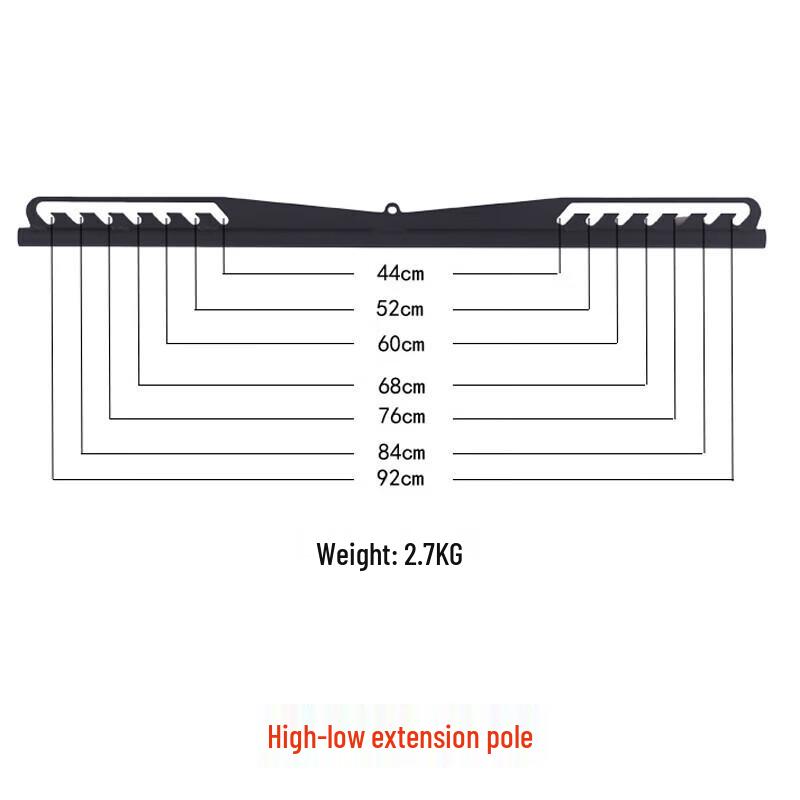 Fitness Lat Pulldown Long Bar Handle