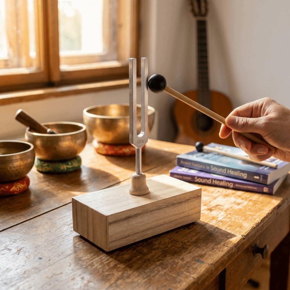 Sound Healing Resonance Percussion Instruments Acoustic Design Yoga Tuning Forks  Yoga Practice