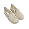 Summer New Trend Women's Single Shoes Pearl Mesh Flower Comfortable Soft Sole Women