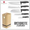 Berlinger Haus Bh-2968 Anthracite Knife Set In Bamboo Block