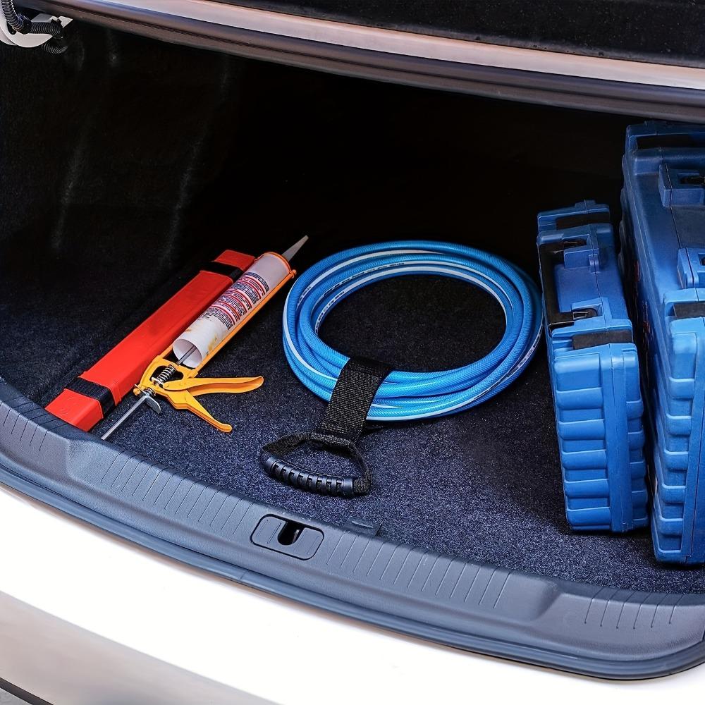 Curele de depozitare Wrap-It Easy-Carry - Organizator cu cârlig și buclă cu mâner de transport pentru furtunuri, prelungitoare, cabluri