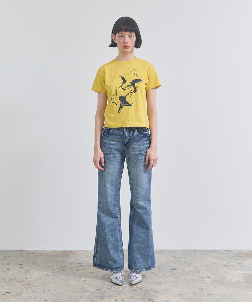 Eikyueikyuhauseukeulleob Twin Star T-Shirt [Yellow]