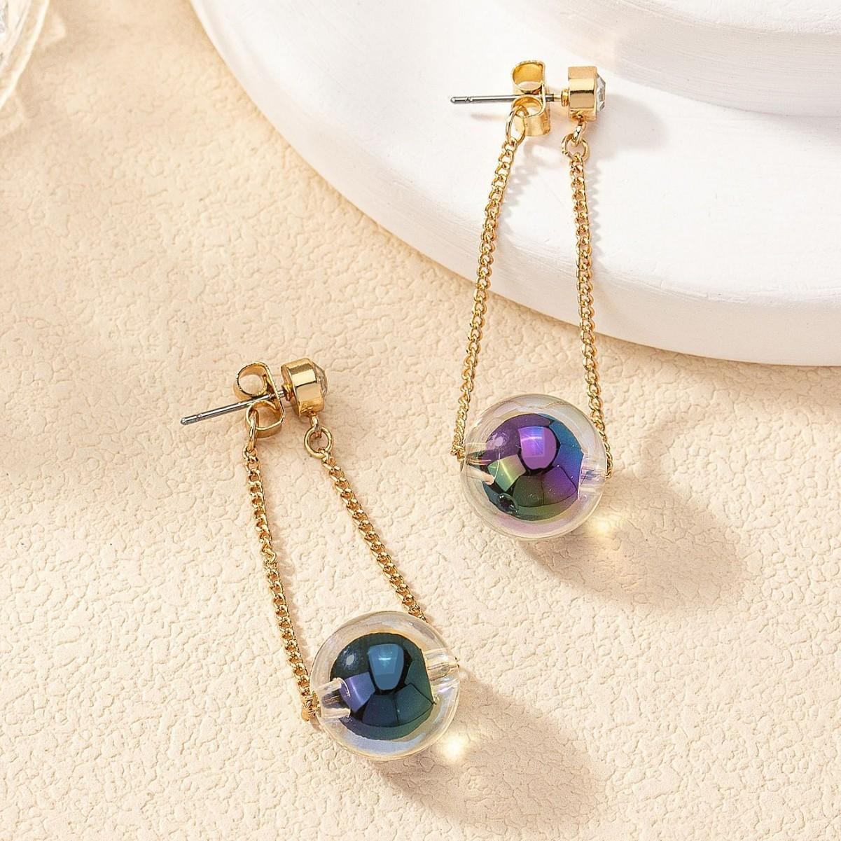 

Модные серьги-подвески для женщин золотой