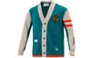 Puma Knitwear Unisex Green V Neck Moderate Cardigan 537004-90