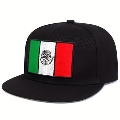 Unisex Nasjonalflagg Broderi Justerbar Baseballcaps Kvinner Hip Hop Caps Utendørs Flat Topp Solbeskyttelseslue Fiskerhatter Trucker Caps