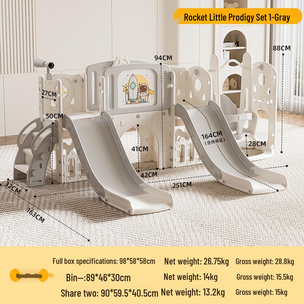 Indoor Baby Prodigy Slide: Multifunctional Toddler Amusement Toy