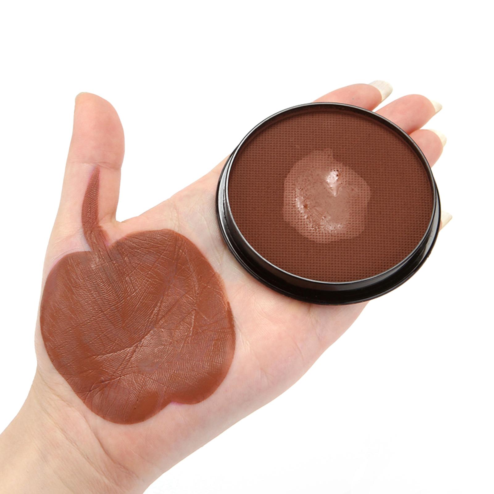 Barva na obličej a tělo Malování na make-up na vodní bázi Bezpečné Netoxické Hypoalergenní Malování na obličej Snadné hnědá
