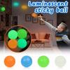 1-4Pcs Luminous Balls High Bounce Glowing Ball Sticky Wall Home Party Decor Kids Adult Gift Anxiety Stress Relieve Toy 4.5Cm/6Cm