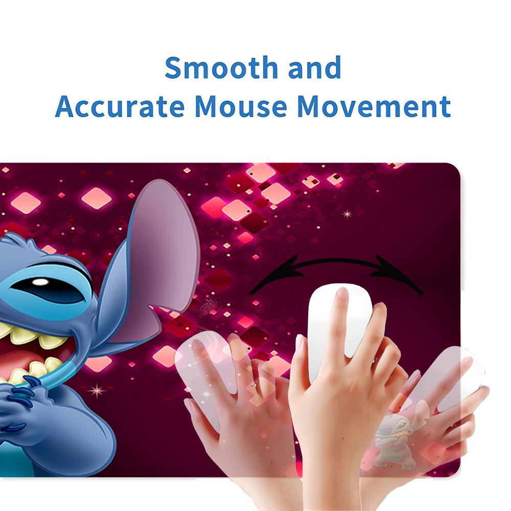 Stitch'S Joyful Dance Large Gaming Mouse Pad Nonslip Rubber Base Waterproof Desk Mat For Office Pc Laptop