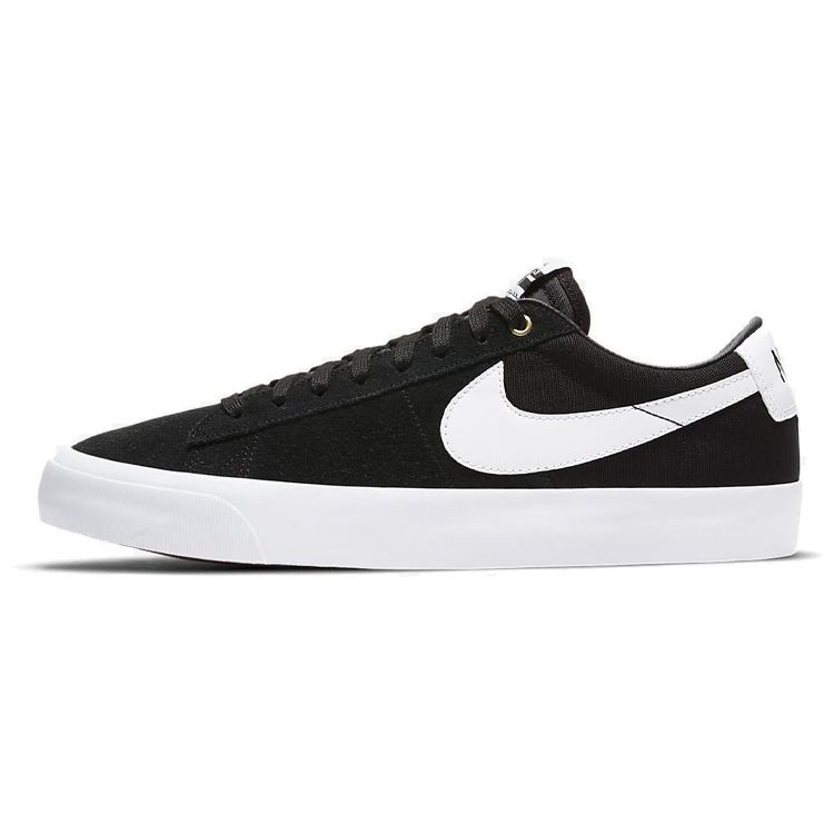 Nike SB Zoom Blazer Low Pro GT DC7695-002 Black White Gum Skate Shoes EU 36.5
