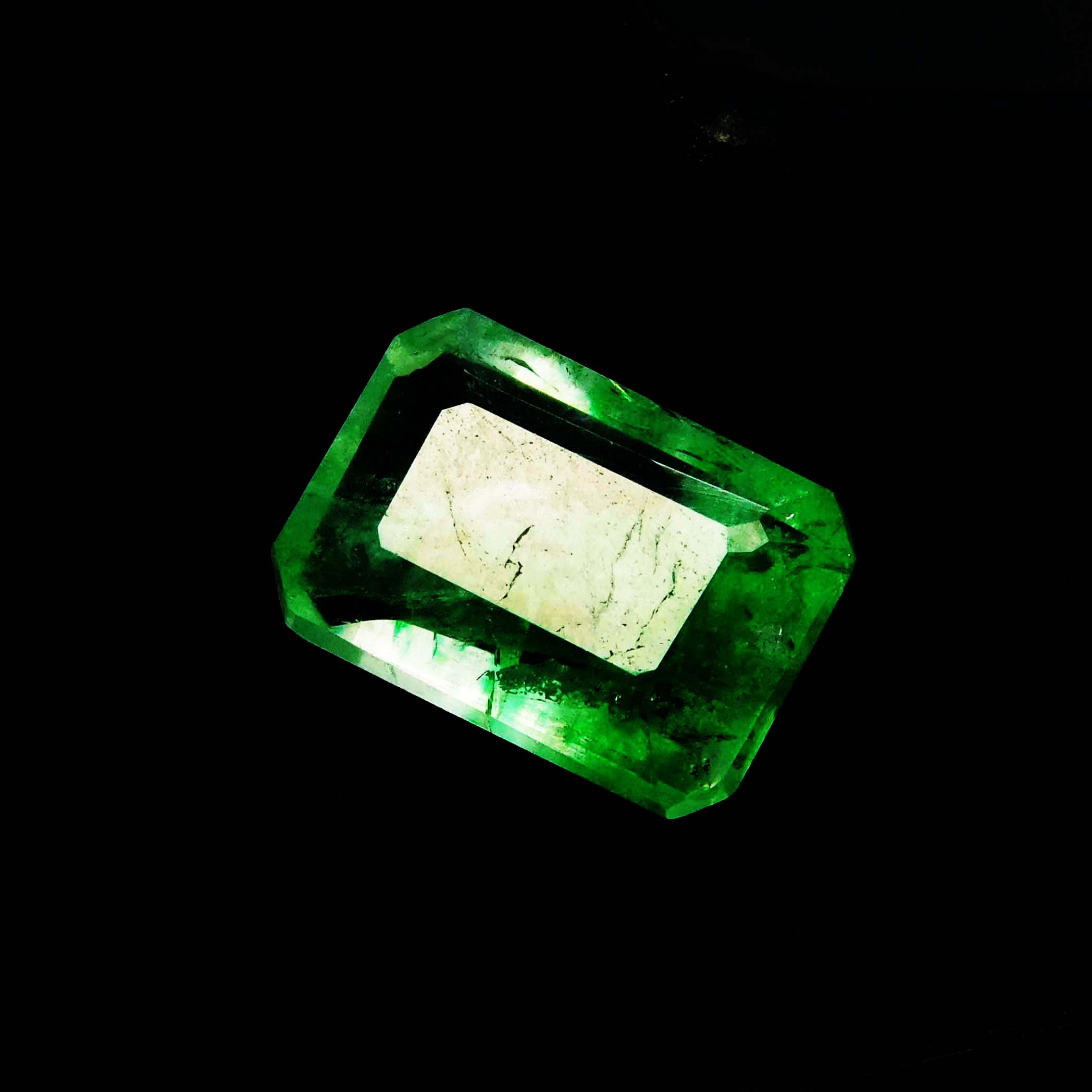 

3 карати Сертифіковаваний Смарагдової форми Вільний Дорогоцінний Камінь Натуральний Зелений Колумбійський Смарагд A-3206 10.9 mm approx зелений