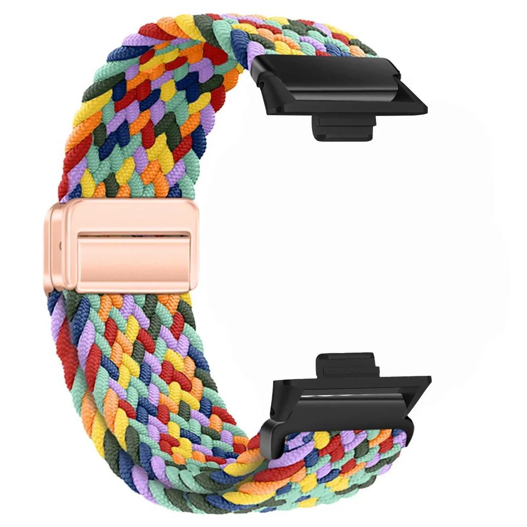 Magnetic Braided Nylon Loop Band for Xiaomi Redmi Watch 5 4 Strap Adjustable Sport Replacement Correa Bracelet Mi Band 9 8 Pro