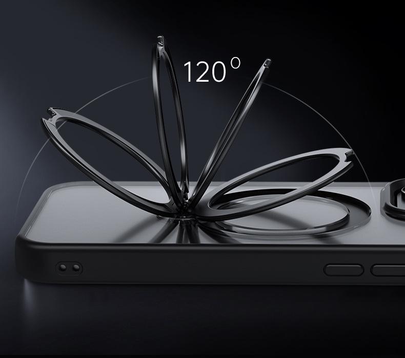 iPhone 16 Pro Max Rotating Magnetic Protective Case with 360° Bracket