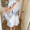 ins Japanese Ba Chi Pain Bag Large Capacity Shoulder Bag Female Junior High School Student Second Dimensional Transparent Baby Bag Student Tote Bag