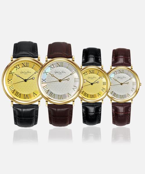 

[VALENTINO RUDY] VALENTINO RUDY Couple Leather Wristwatch 4 Types VR1131A 4_VR1131A-GDBR L