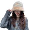 Fisherman Hat Women's Autumn and Winter Thickened Sweet Dopamine Color Matching Casual Face Showing Small Bucket Hat Versatile
