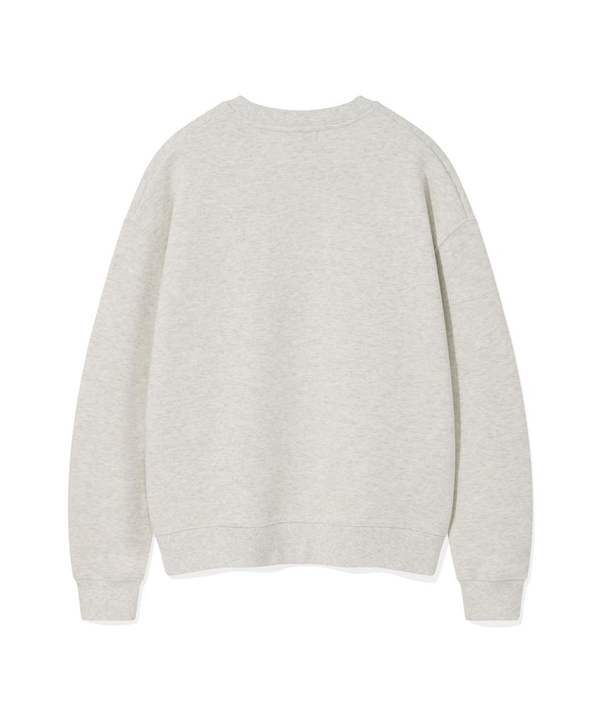 Wacky Willy Women'S Vintage Graphic Semi-Oversized Sweatshirt Oatmeal