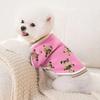 Dog Sweater Bear Striped Puppy Winter Clothes Pet Warm Sweatshirt Knitted Dog Coat Chihuahua Dachshund Clothing Dog Pullover