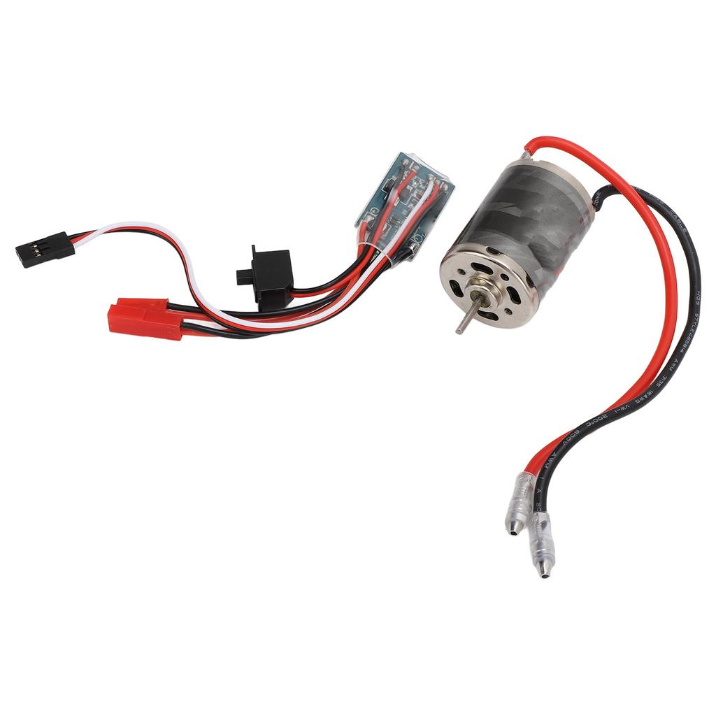 380 38T Bürstenmotor-Set Großes Drehmoment JST-Stecker RC-Motor 30A ESC-Kombination mit JST-Buchse auf 4mm