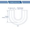X AUTOHAUX 1 Piece Inner Diameter 30mm Length 150mm 180