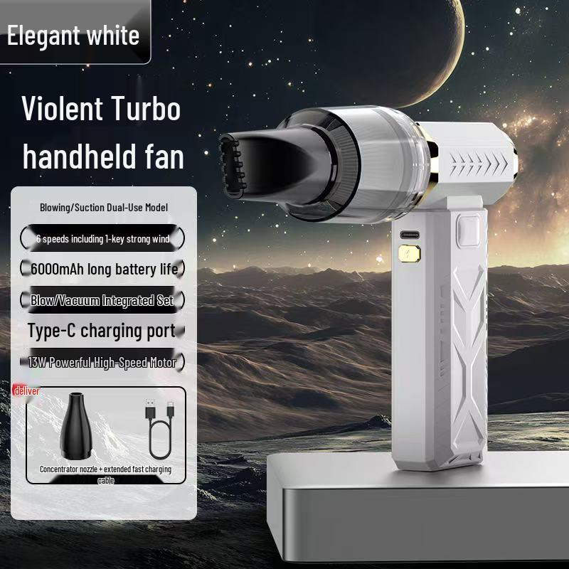 M18 Turbo Fan: Multi-functional Portable Handheld Fan and Outdoor Hair Dryer