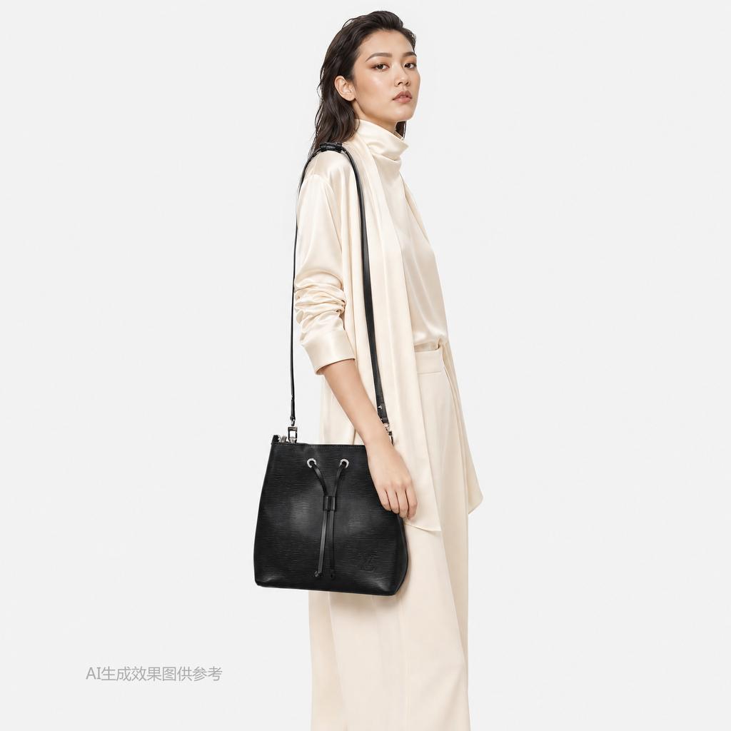 [Pre-Owned] Noe Drawstring Epi Leather Bucket Bag - Very Good #ZFR1XE