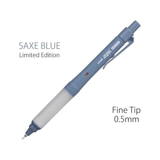 Limited Edition Kuru Toga Switch Gel Mechanical Pencil 0.5mm [Sax Blue] M51009GG1P.SB - Switch between "Kuru Toga Mode" and "Hold Mode" for