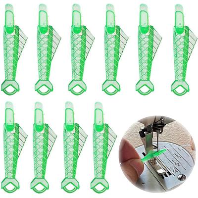 5/10/20/50Pcs Sewing Machine Needle Threaders Fish Type Quick Sewing Machine Loop Needle Threaders Tool