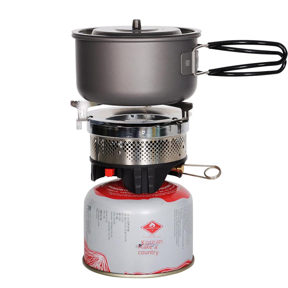 Outdoor Backpackers Portable Windproof Stove and Camping Cookware Set