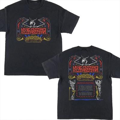 New King Gizzard and The Lizard Wizard 2025 Tour Unisex S-4XL Shirt High-end Luxury Is for Both Men and Women Top Y2k