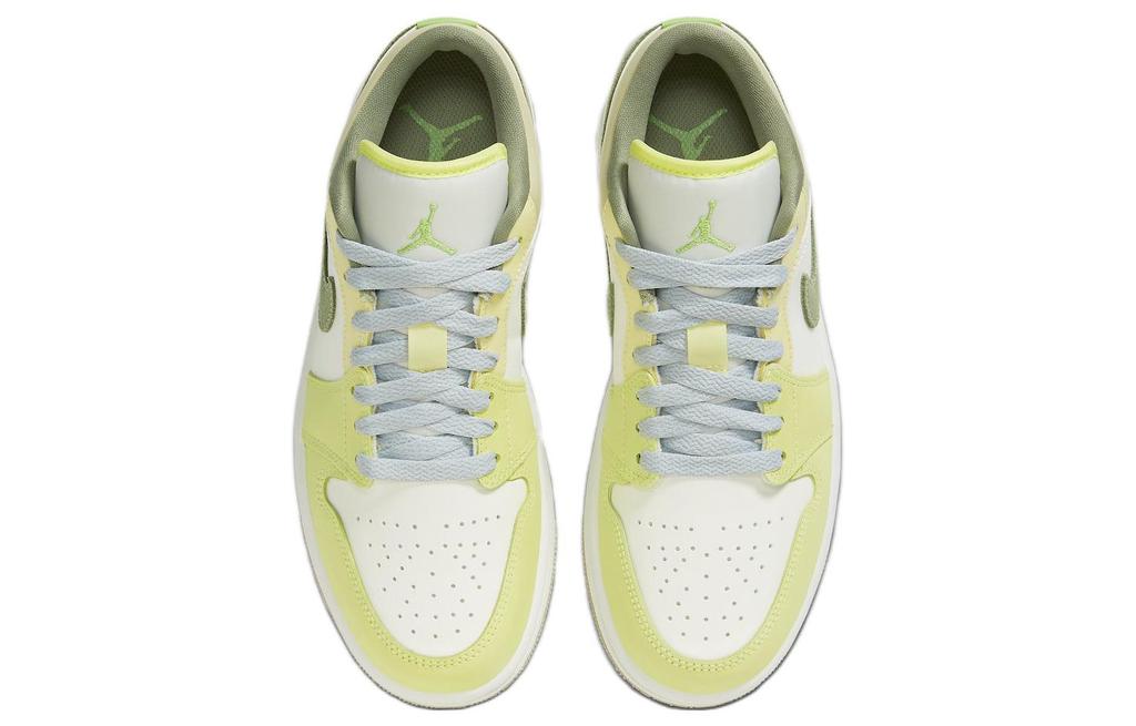Jordan 1 Low Sail White Oil Green (Women's)
