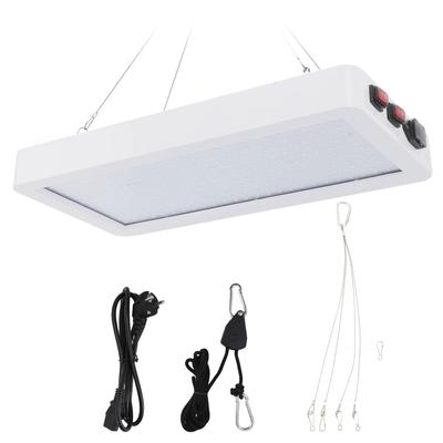 2000W Full Spectrum LED Grow Light Double Switch Plant Grow Light with 3 Gears for Indoor Plants