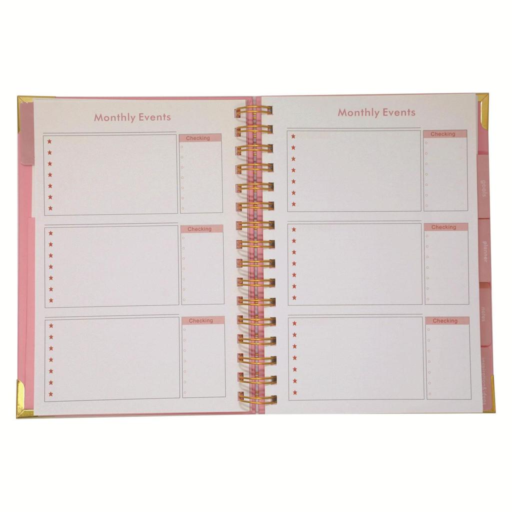 2025 Cross-Border Foreign Trade English Weekly Agenda and Goal Planner Notebook