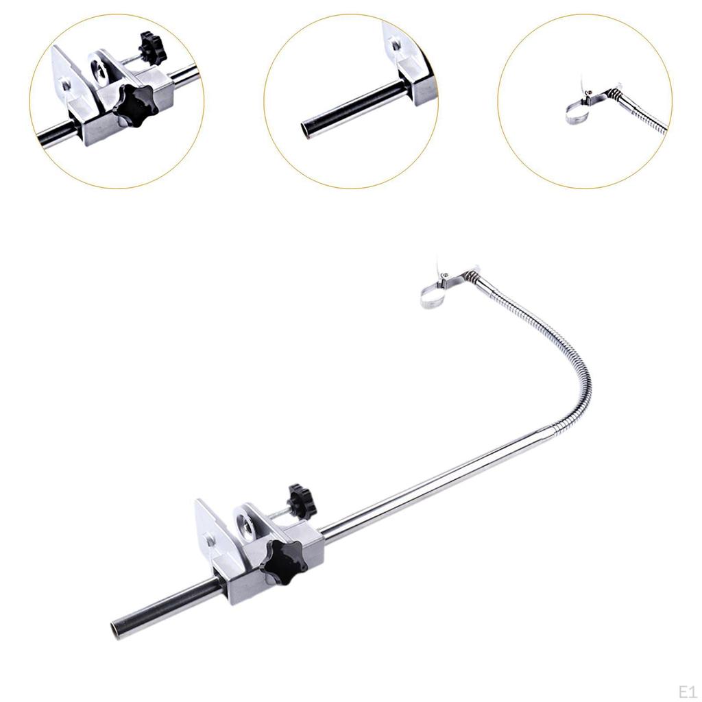 Dog Pet Grooming Table Hair Dryer Stand Hose Tube Holder, Groomers Adjustable Third Arm with Clamp