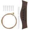 Guitar Bridge Set String Stud Bovine Bone Nut Saddle Stringed Instrument Replacement Parts