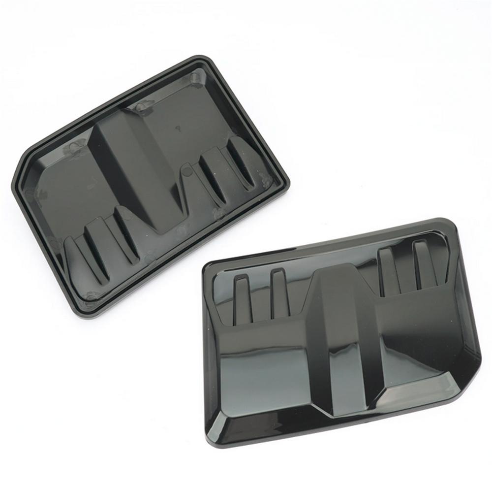 Ny 2 stk Universell Bil Eksteriør Panser Ventil Scoop Deksel Luftinntak Gitter Innløpslist