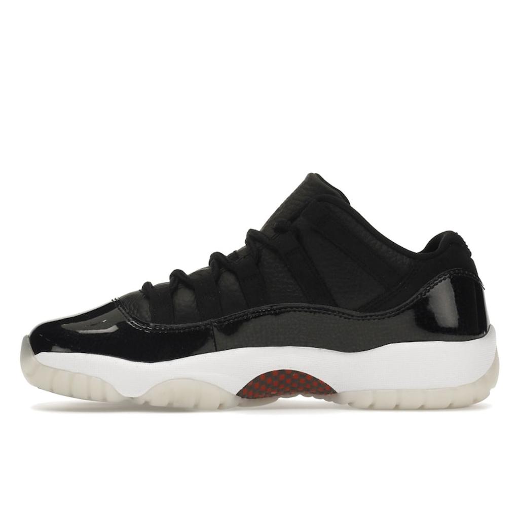 Air Jordan 11 Retro Low GS 72-10 Kids Sneakers Black Gym-Red White 528896-001