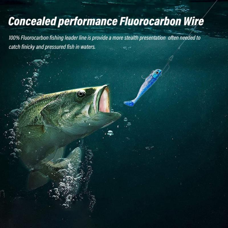 12 יחידות לידר דיג פלואורוקרבון כלי דיג חוט לידר לדיג