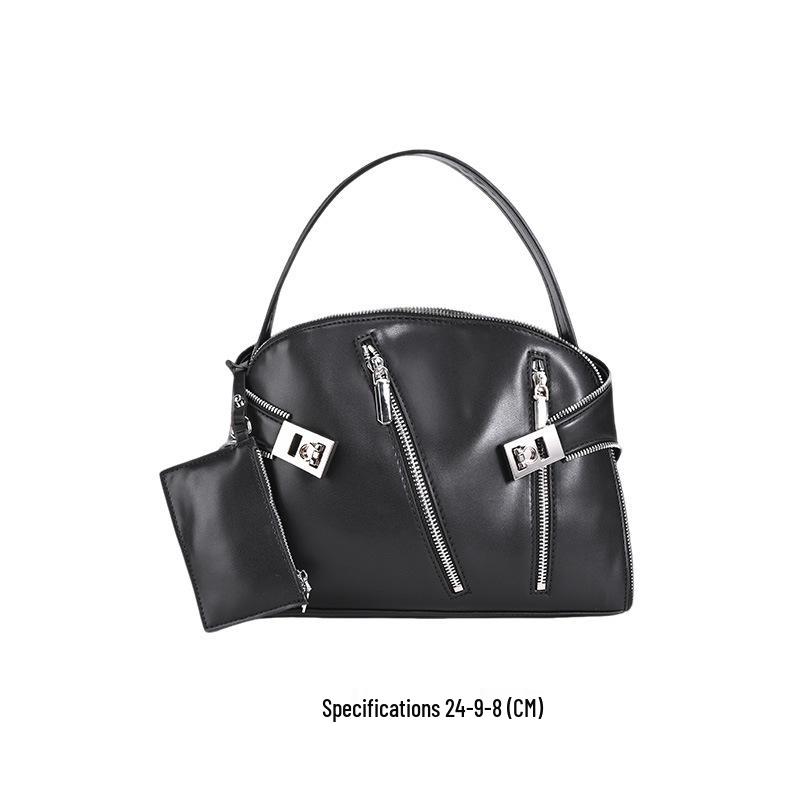 

Jowshine Fashion Versatile Leather Tote Bag - Large Capacity, Casual Commute Handbag, Crossbody Option 24x9x8 cm чорний