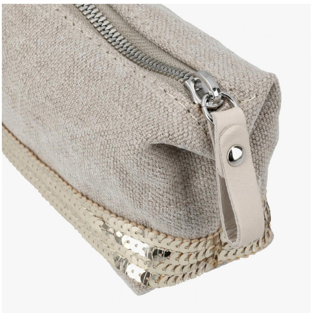Vanessa Bruno 0pve31 V42030 018 Sequin Pencil Case Pouch Bag