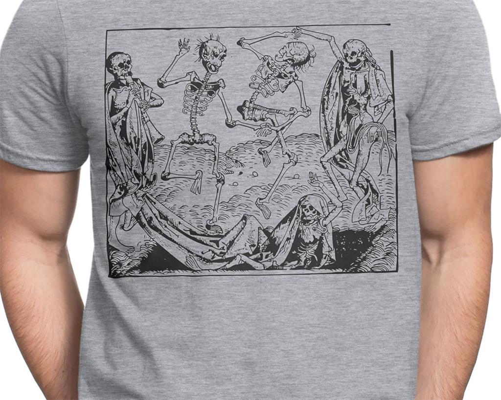 Orchestra of the dead T-shirt S-XXL Michael Wolgemut Engraving, Albrecht Dürer , Purgatory, Christianity, Cool Gift!
