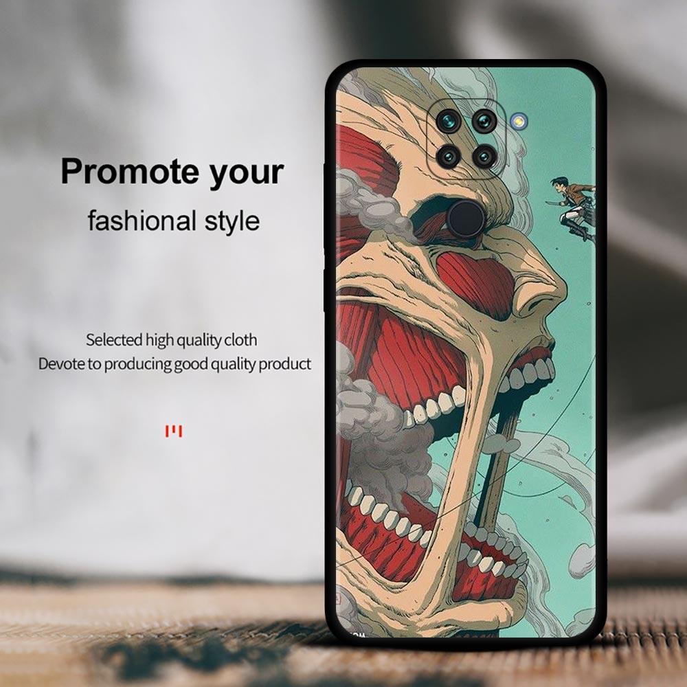 Attack On Titan Girl1 Anime Telefon Kabuk Xiaomi Redmi Için Not 10 9 9S 9T 8 8T 7 Pro Max Kapak Redmi için K40 9 9T 9A 9C Yumuşak Kılıf