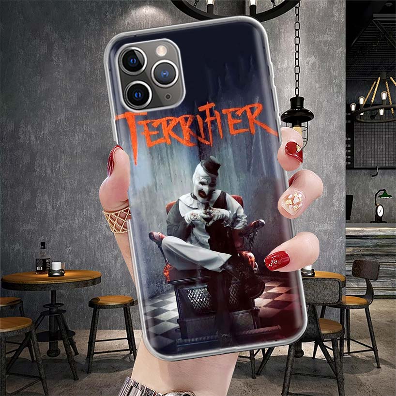 Horror Movie Terrifier Soft Phone Case For IPhone 11 17 Air 16E 16 Pro Max 15 + 14 Plus 13 Mini 12 Apple 7 SE 8 Fundas Coque 11