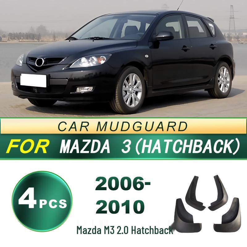 

Mud Flap Set for 2006-2010 Mazda M3 2.0 Hatchback - Soft Rubber Tire Guards