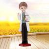 Resin Figurine Artificial Craft Doctor Nurse Statue Office Desktop Ornament